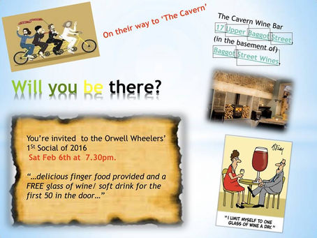 First Orwell Social Event of 2016!