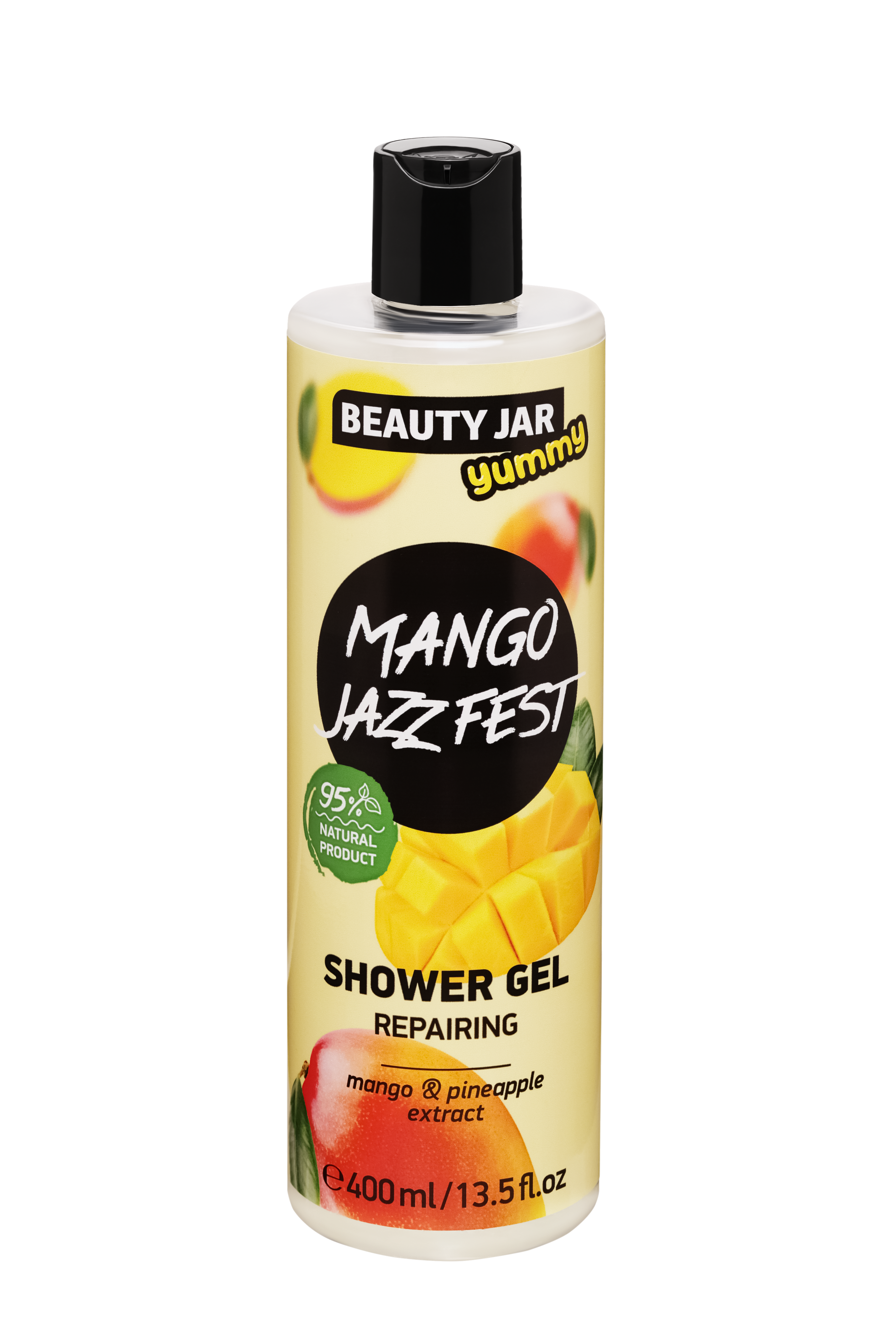 BJ YUMMY Repairing shower gel MANGO JAZZ FEST, 400m