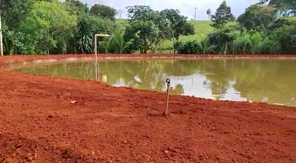Resultado da aplicação do SelaTanque no segundo tanque do Pesqueiro, lago cheio, parte 1.