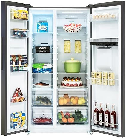 Miniatura: CHIQ FSS559NEI42D réfrigérateur congélateur american, 559L, froid ventilé