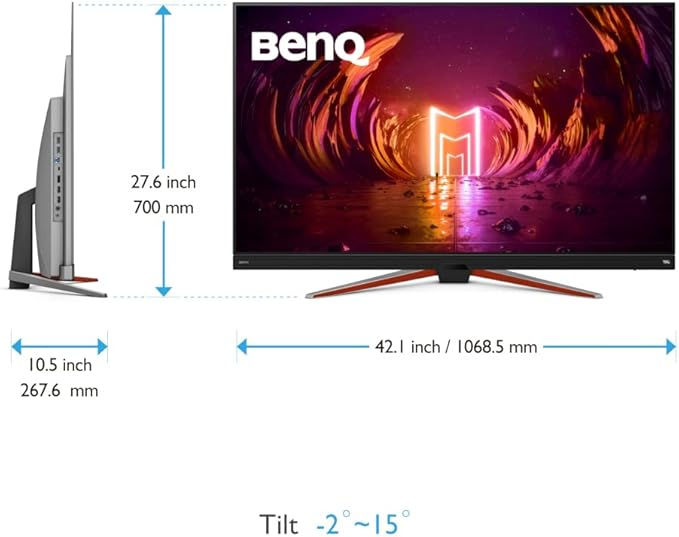 Miniatura: BenQ MOBIUZ EX480UZ Écran Gaming (48 Pouces OLED 120Hz