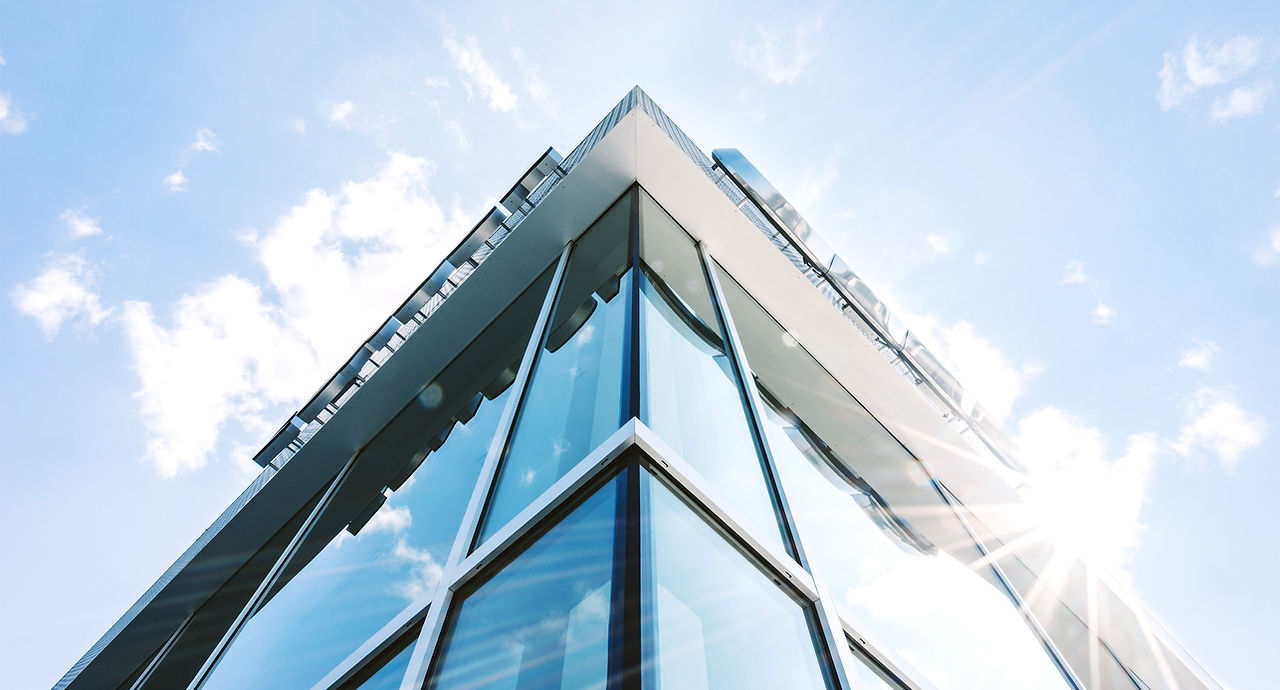 Commercial office building with 3M Window Film