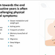 We treat menopausal symptoms Naturally