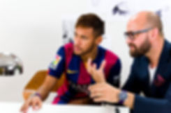 Neymar designing his own watch. Set design and production in Barcelona.