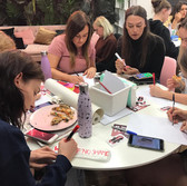 Skinnydip babes getting their craft on