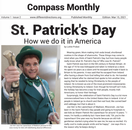 The DD Compass Monthly Student Newspaper March Issue