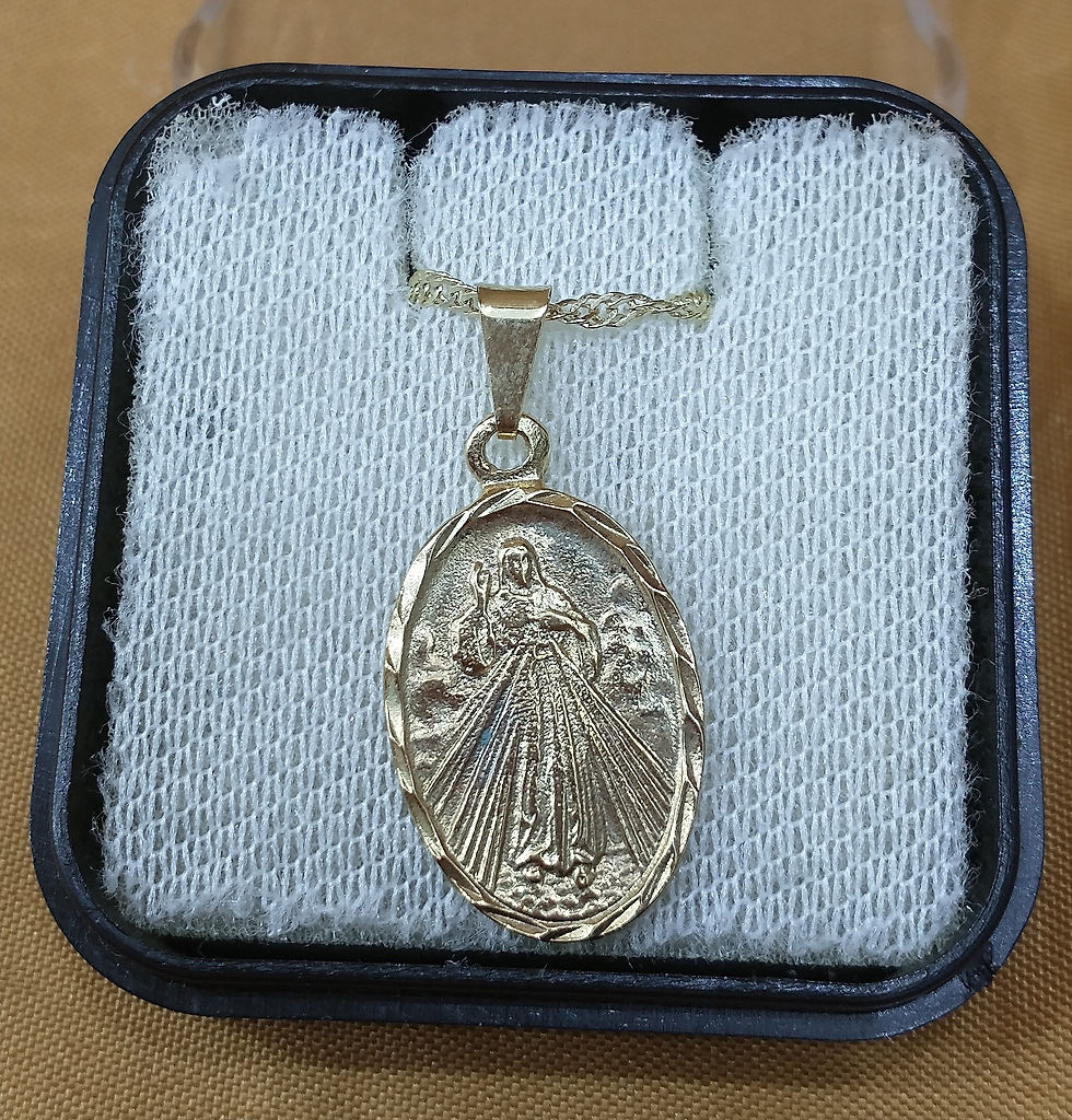 CORDÃO MISERICORDIOSO DOURADO