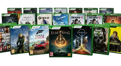 A variety of Xbox One and Xbox Series games for sale
