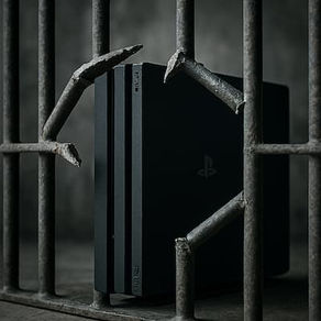 PlayStation 4 Pro breaking out of jail