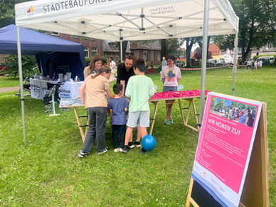 "Wir hören zu!" Beteiligungsmoment in Bremen-Blumenthal