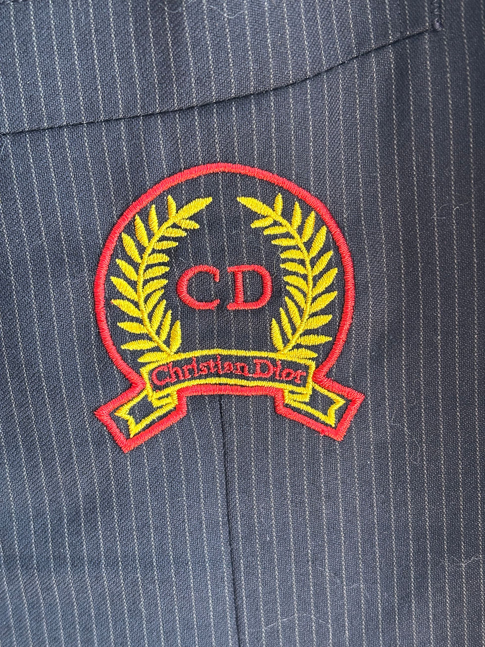 Thumbnail: Christian Dior Monsieur Vintage Black Blazer
