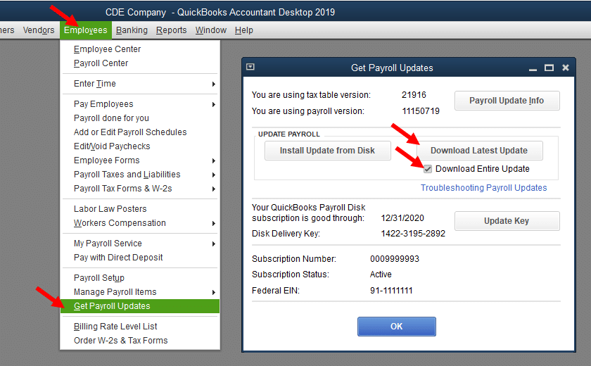 Get payroll updates Screenshot Image