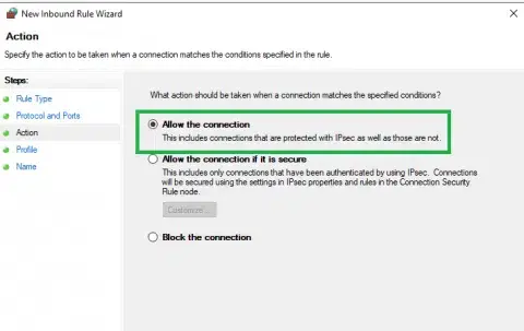 Allow the connection Screenshot 480x303 png