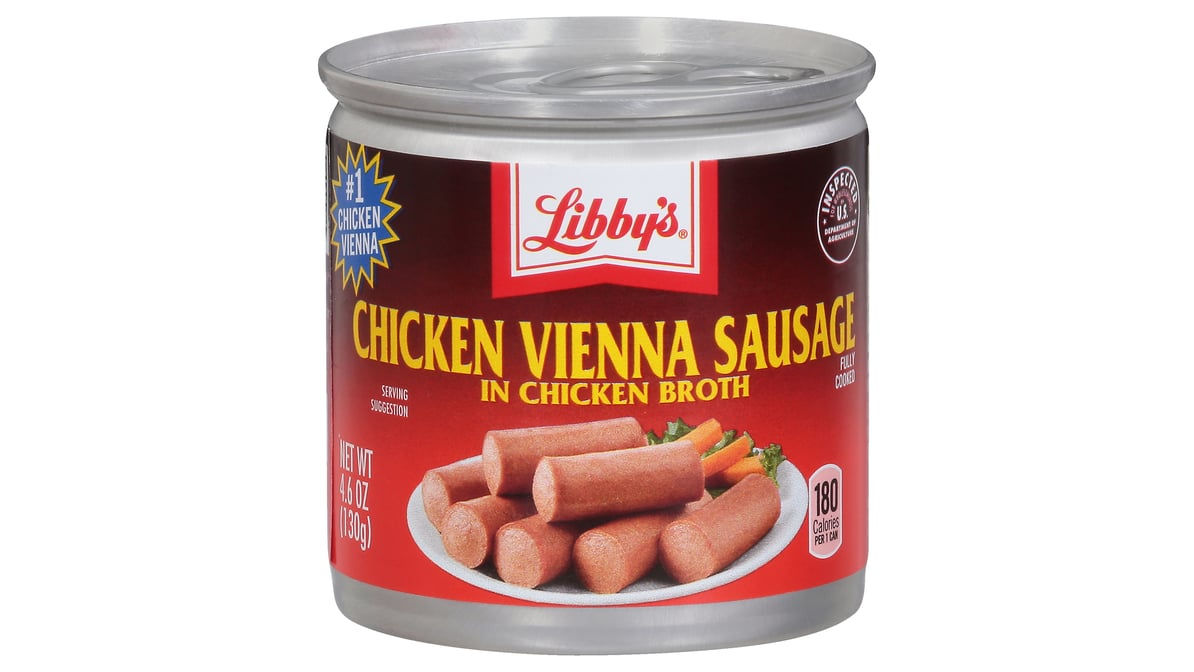 LIBBY'S CHICKEN VIENNA SAUSAGE 24/4.6 OZ