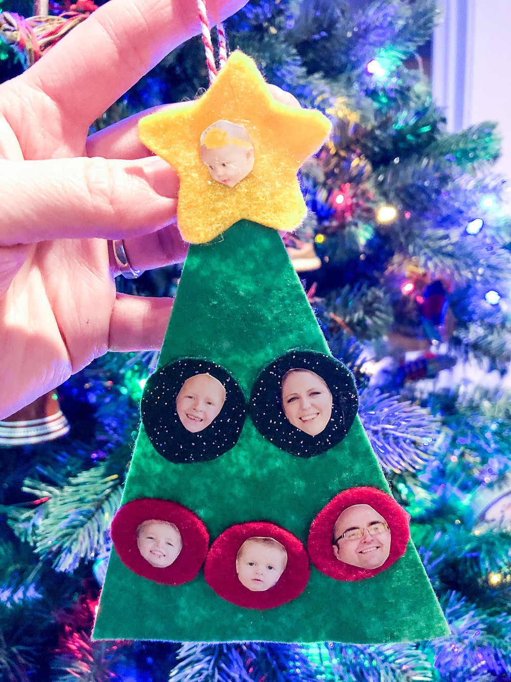 felt christmas tree