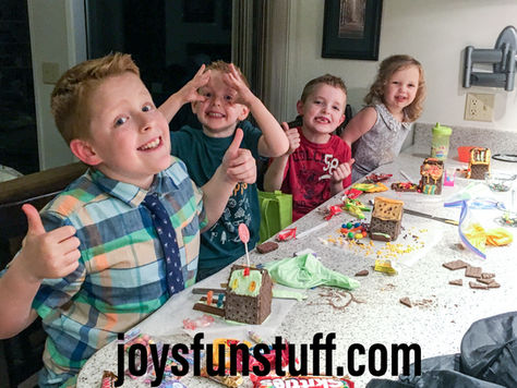 Halloween Gingerbread Houses