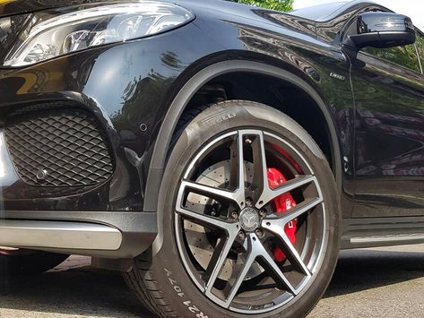 BENZ GLE with S96F 6 Piston Caliper & Rear Enlarged Brake Disc