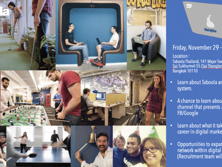 Job Opportunity-Invitation from Taboola: Learn! with Taboola 