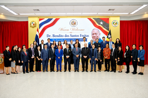 AU Welcomed Timor-Leste’s Foreign Minister with Pride and Friendship