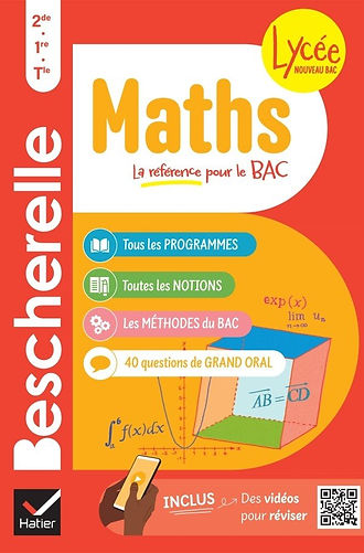 Bescherelle: Maths 2de, 1re, Tle - Nouveau bac