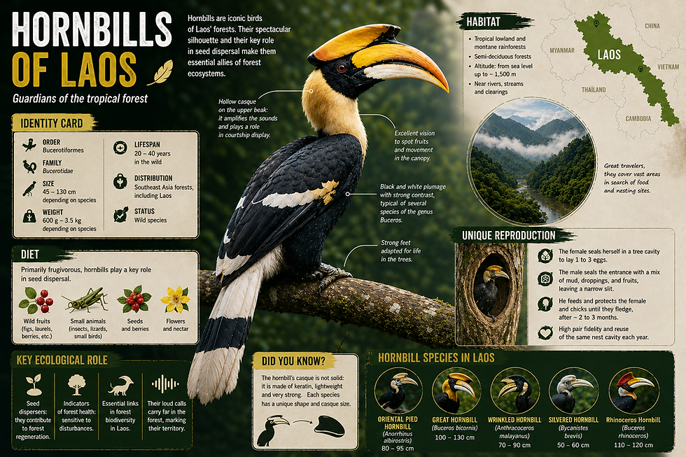 bird laos wildlife