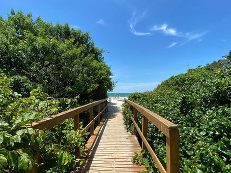Entrada da praia de Canasvieiras