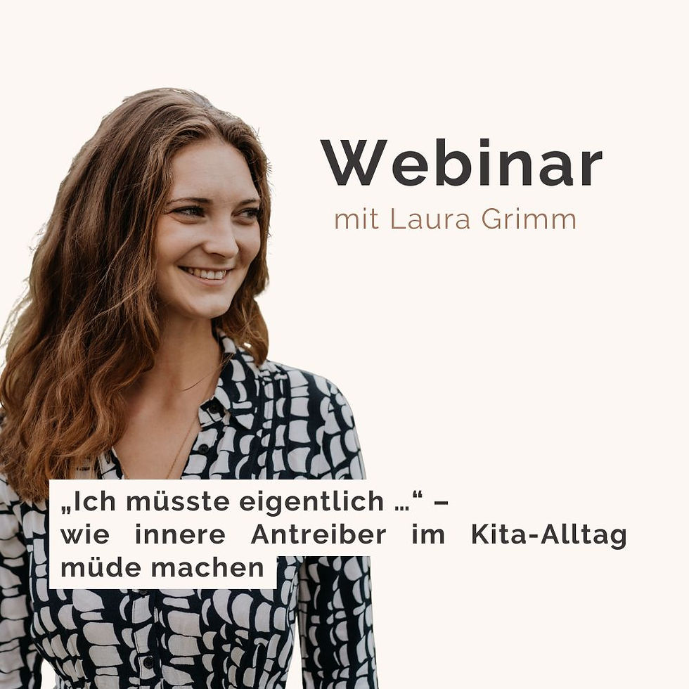 „Ich müsste eigentlich …“ – wie innere Antreiber im Kita-Alltag müde machen