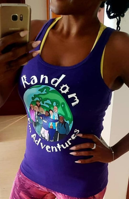 Miniatura: Purple Vest Top