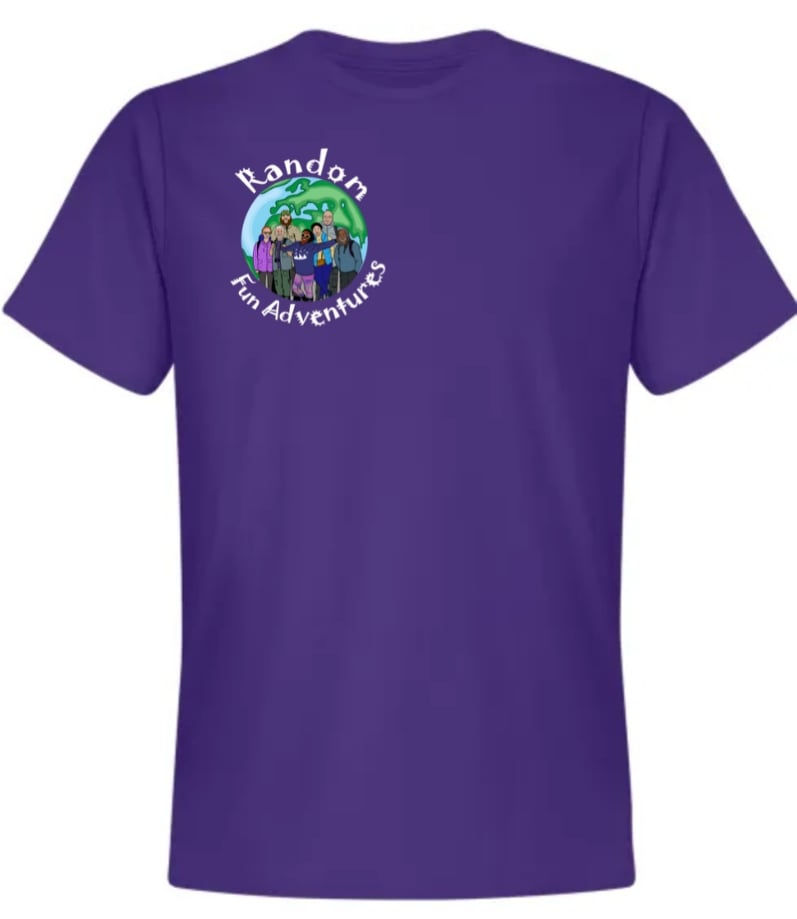 Miniatura: Purple Unisex T-Shirt