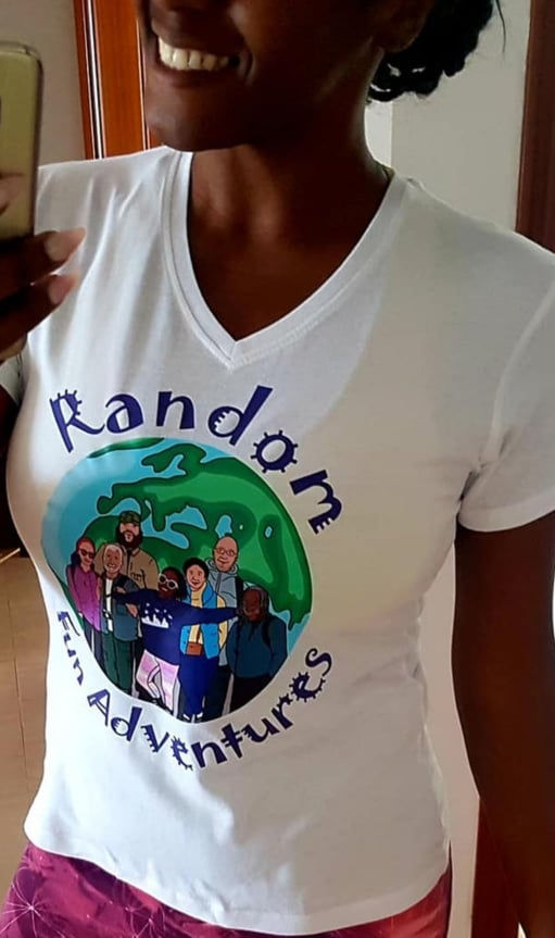 Miniatura: White V-Neck