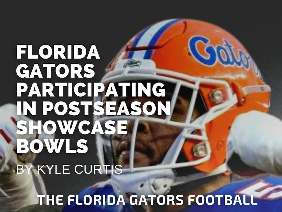 Florida Gators Participating In Postseason Showcase Bowls