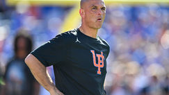 Football coach on sideline