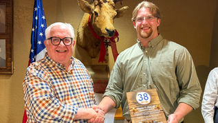 Football player awarded