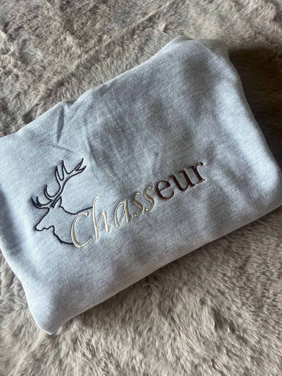 Sweatshirt Chasseur | Cerf minimaliste