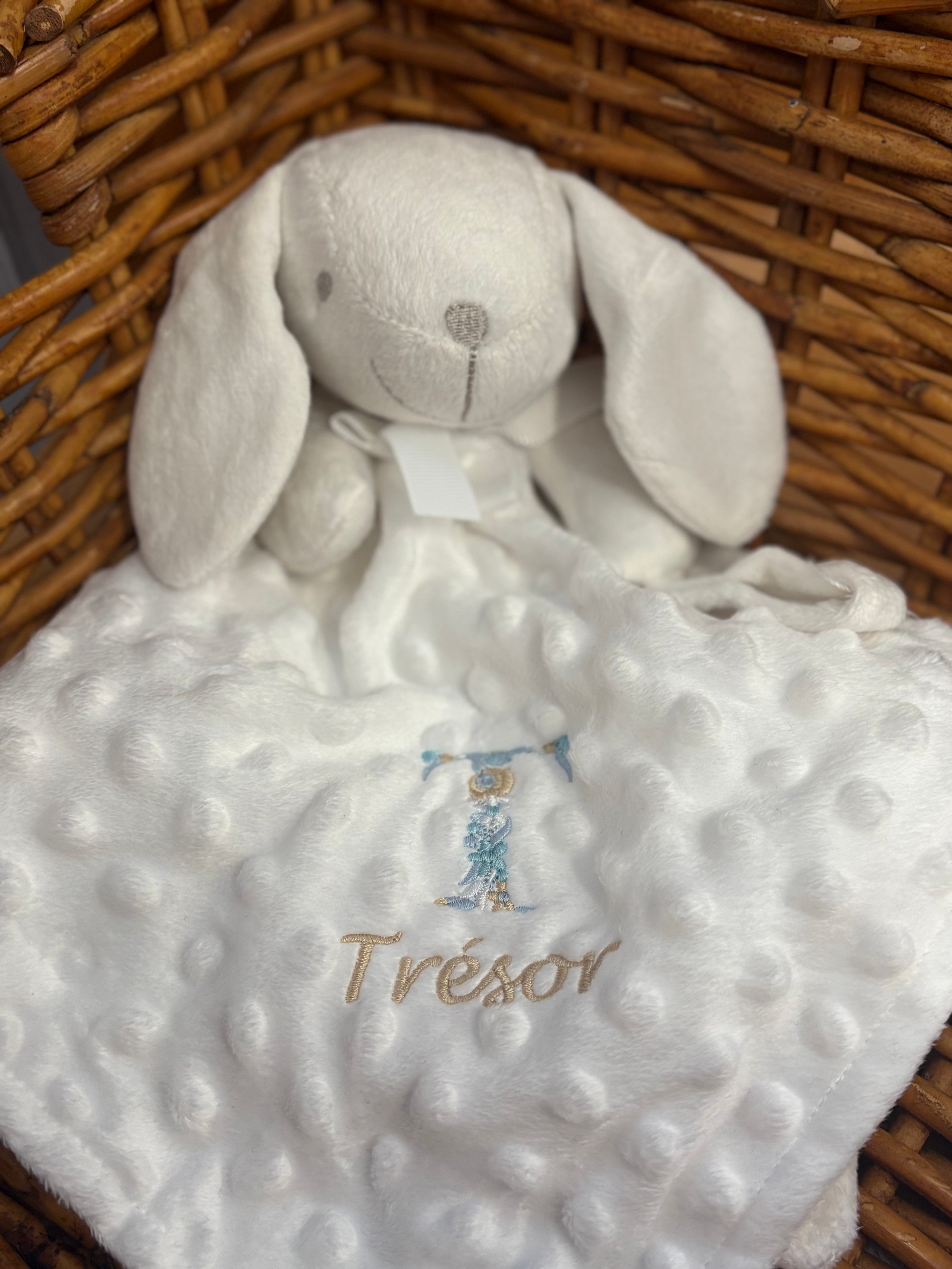 Doudou Lapin | Trésor fleuri 