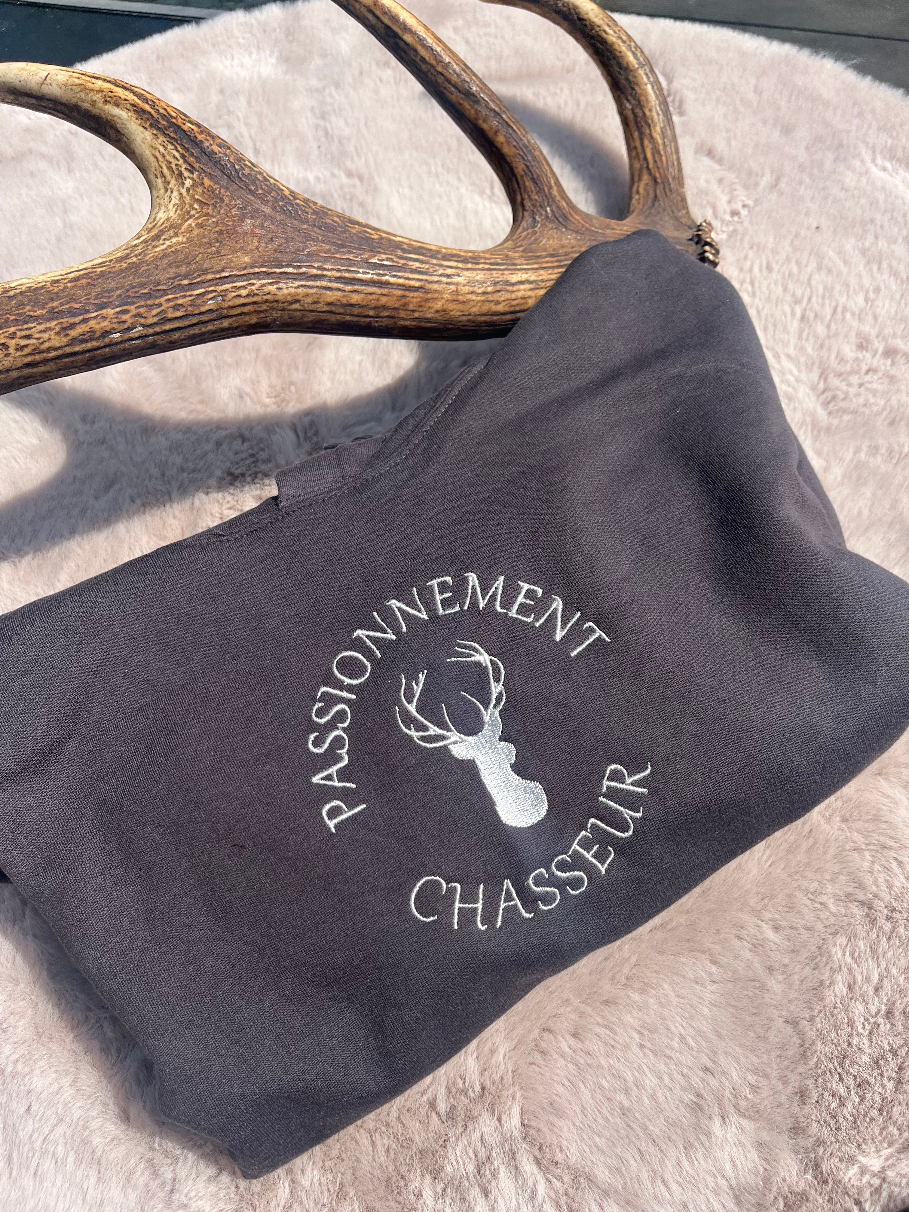 Sweatshirt Passionnément Chasseur | Cerf
