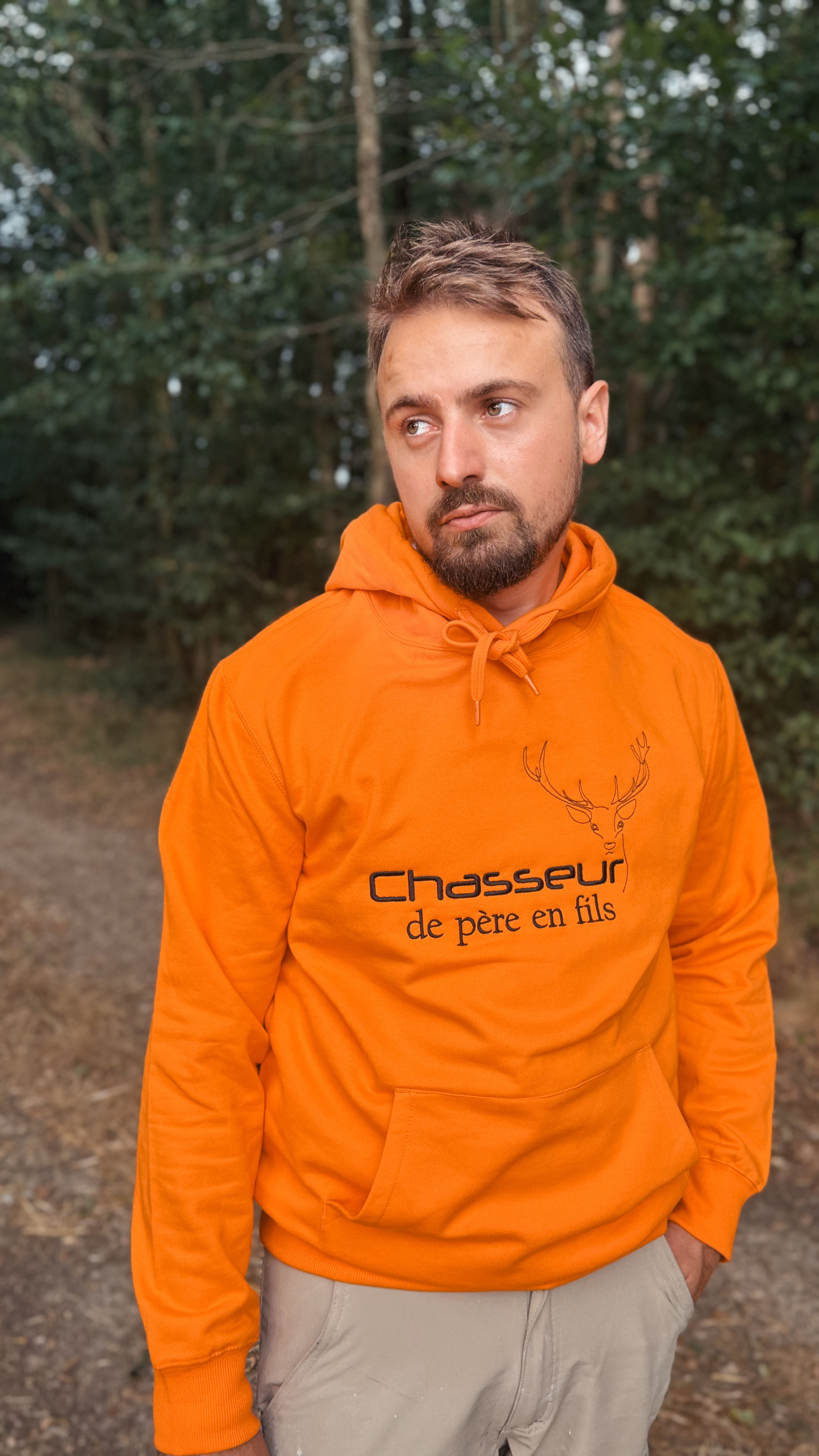 Sweat-shirt Chasseur | De père en fils Cerf
