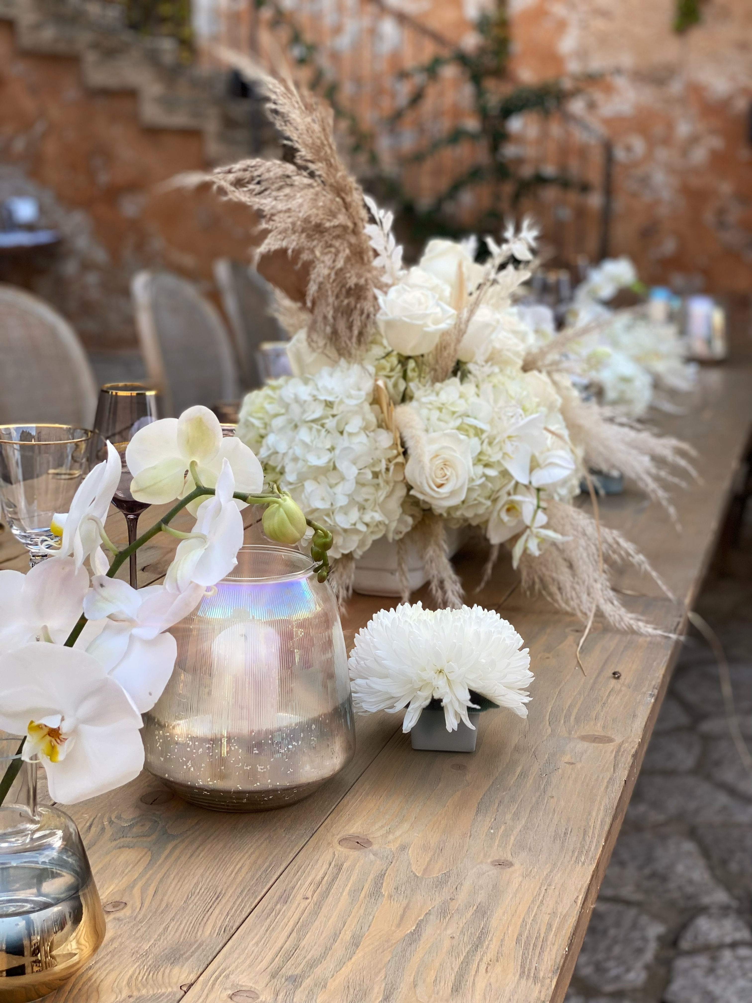 Decoración de mesa con clase boho