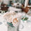 Thumbnail: Table decoration Gray vase, white roses
