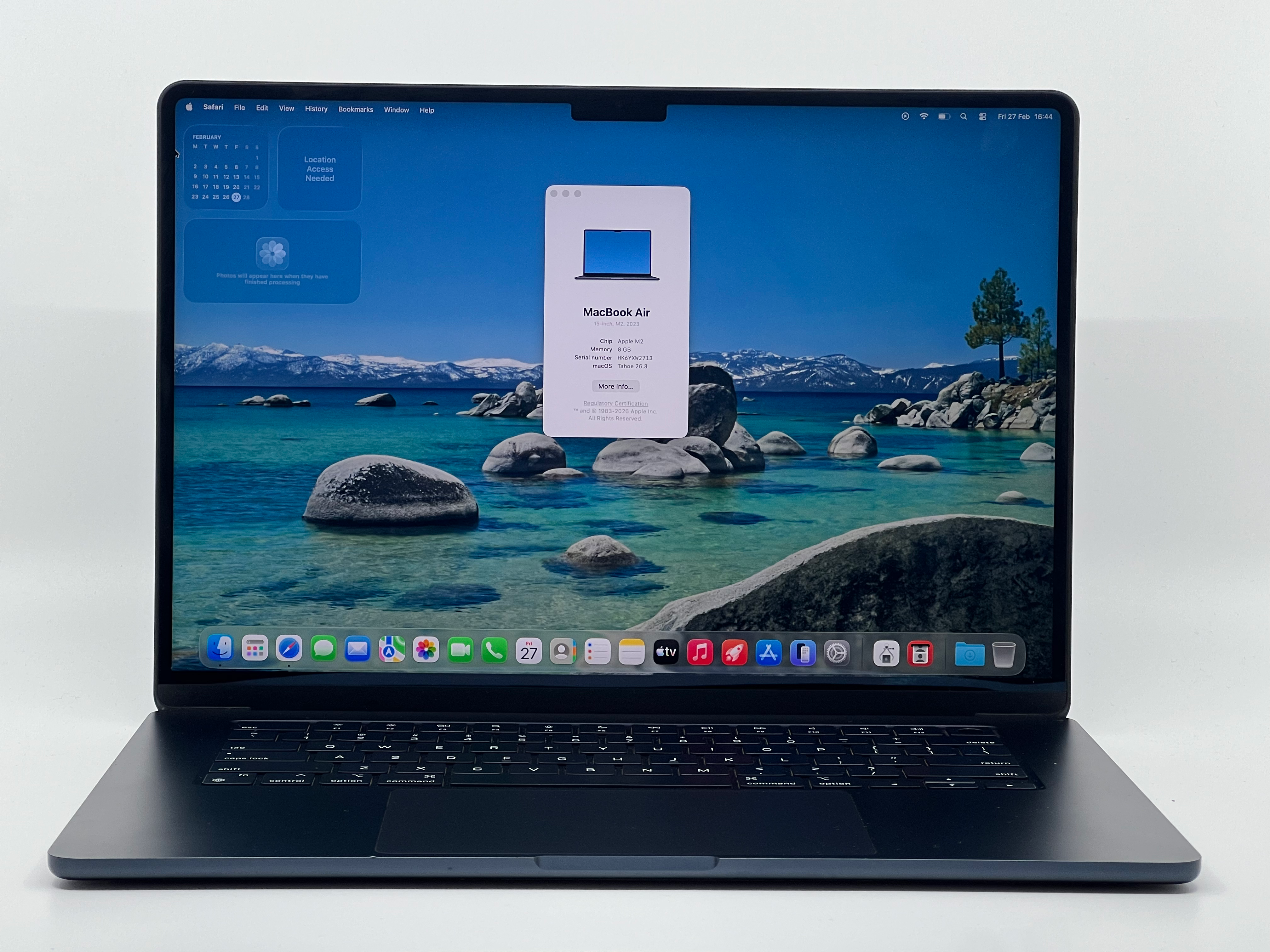 MacBook Air 2023 15" M2 Processor 8GB RAM 256GB SSD