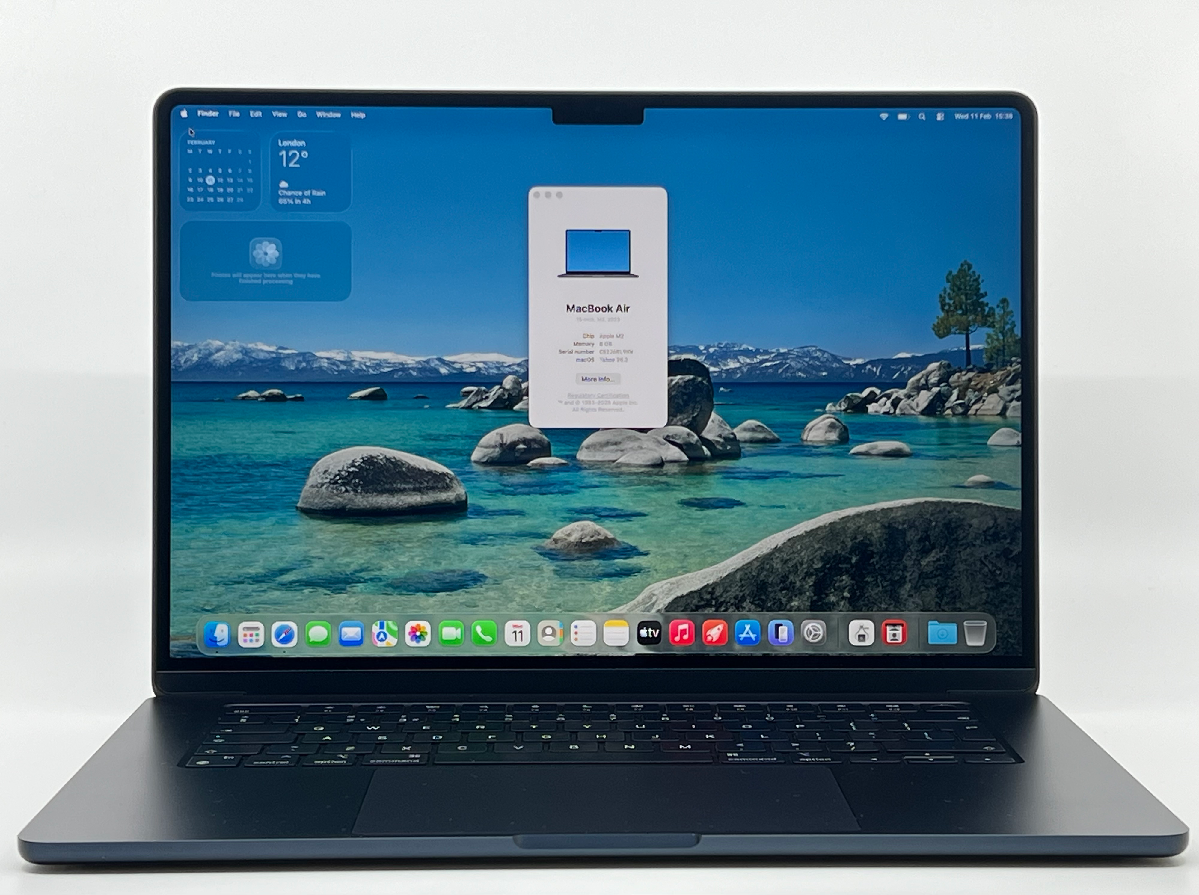 MacBook Air 2023 15" M2 Processor 8GB RAM 256GB SSD