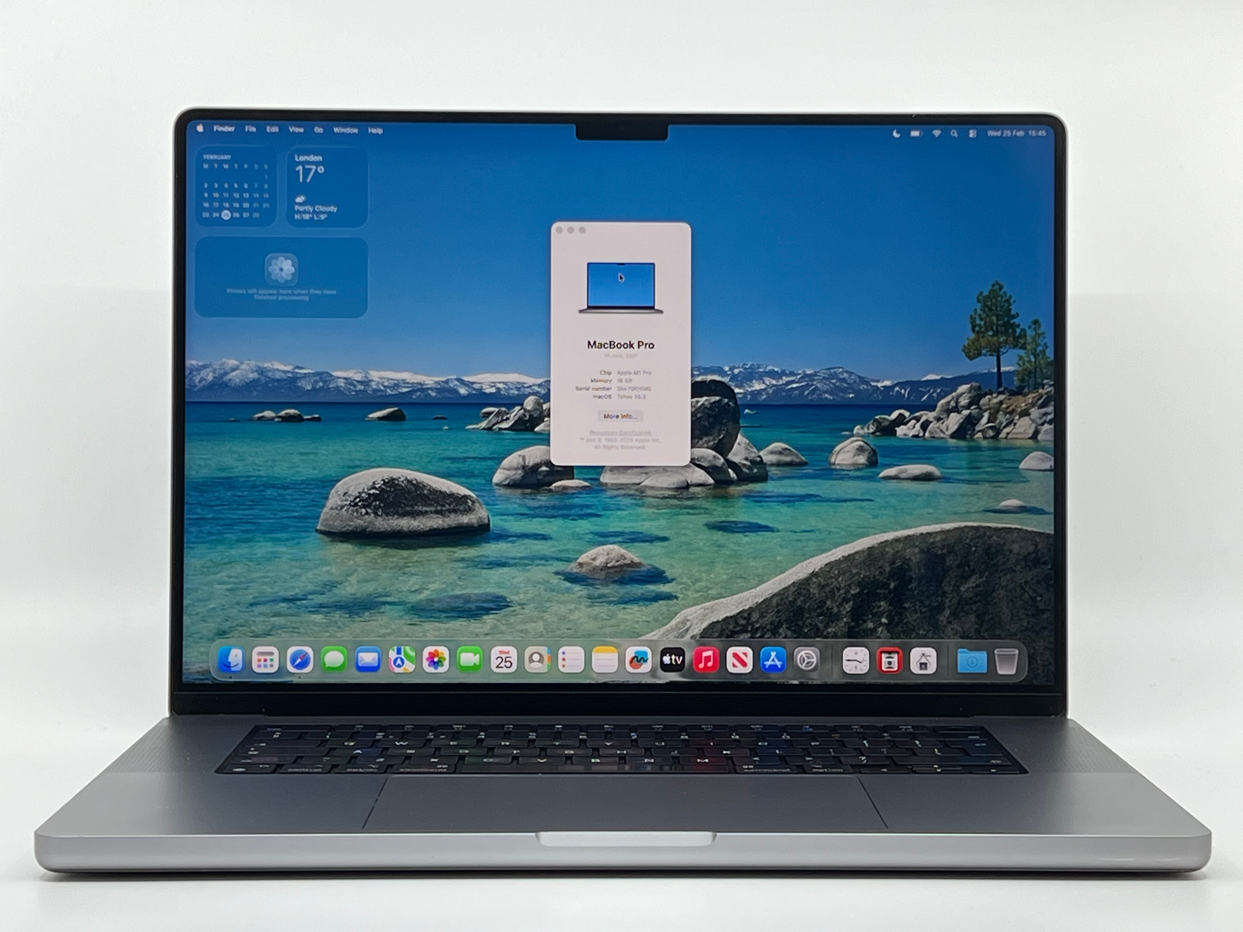 MacBook Pro 16" 2021 M1 Pro Processor 16GB RAM 512GB SSD