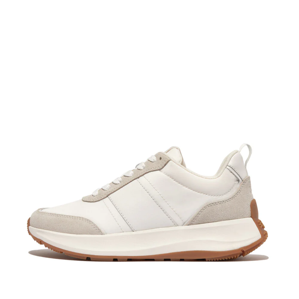 FitFlop F-Mode Flow Suede-Mix Flatform Trainers