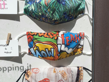 Mask fashion: Italian style never wanes
