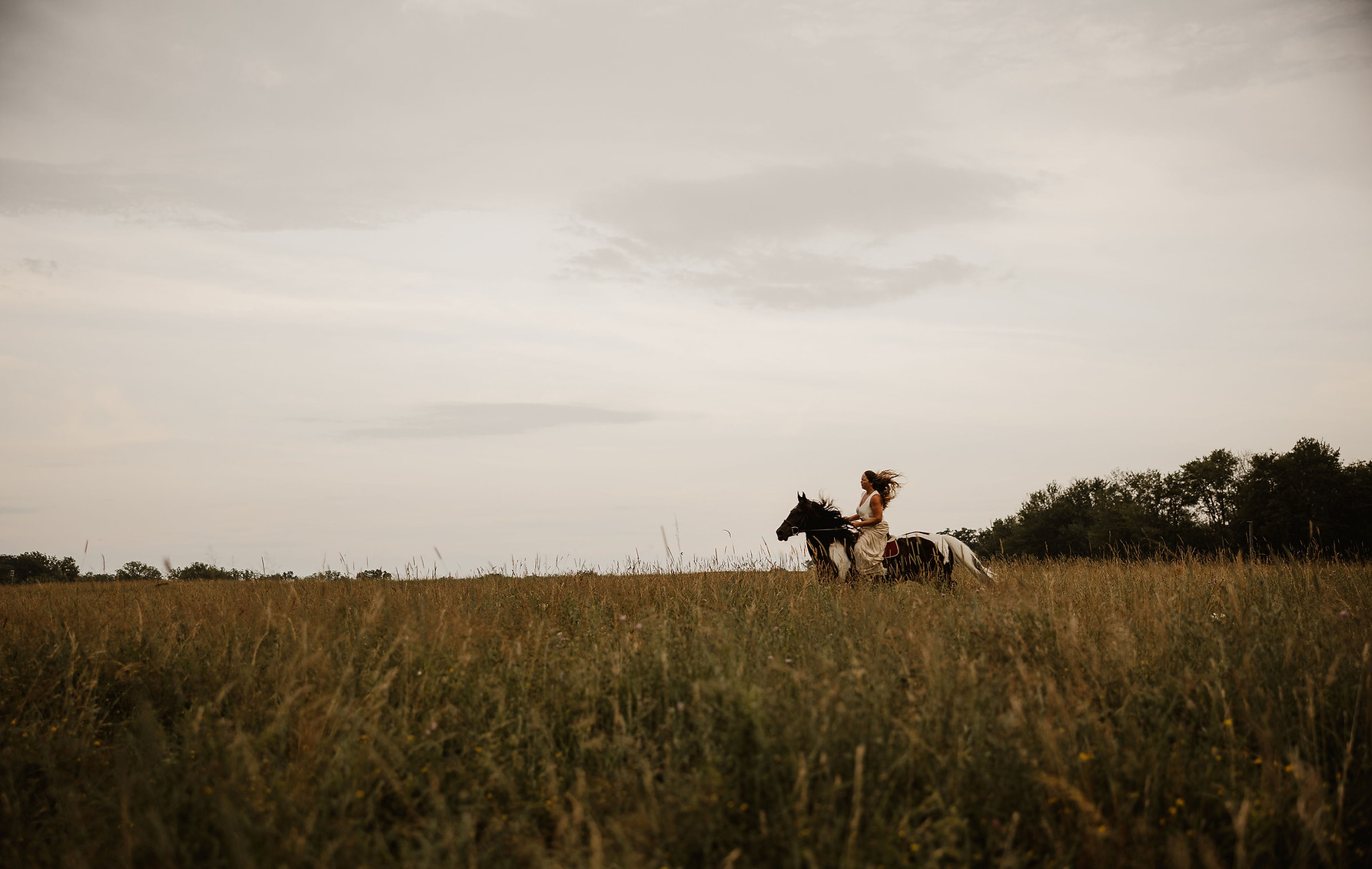 cowgirl on a horse upstate new york