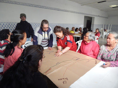 Talleres con adultos mayores en el barrio San Martín de Loba