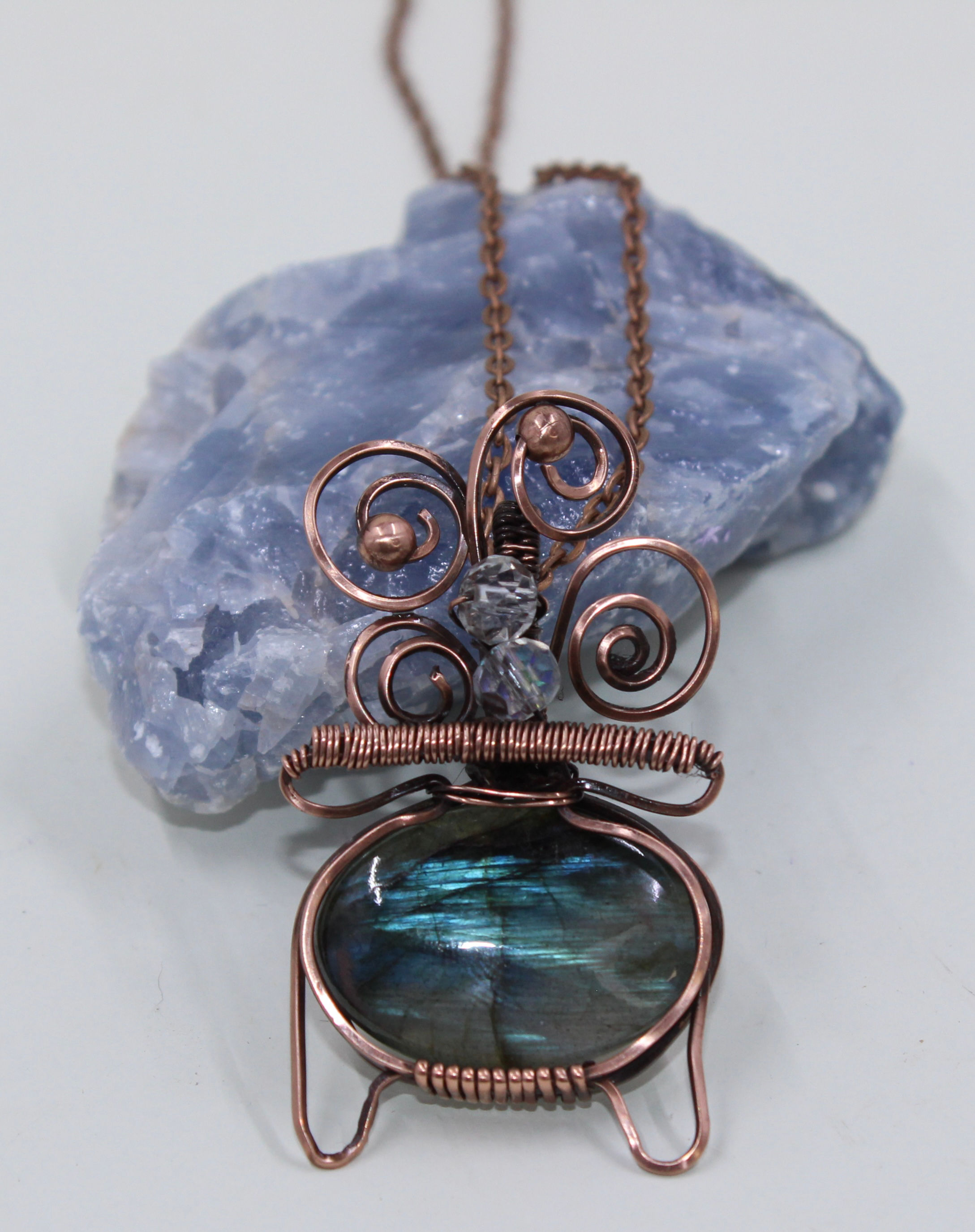 Labradorite Cauldron Pendant
