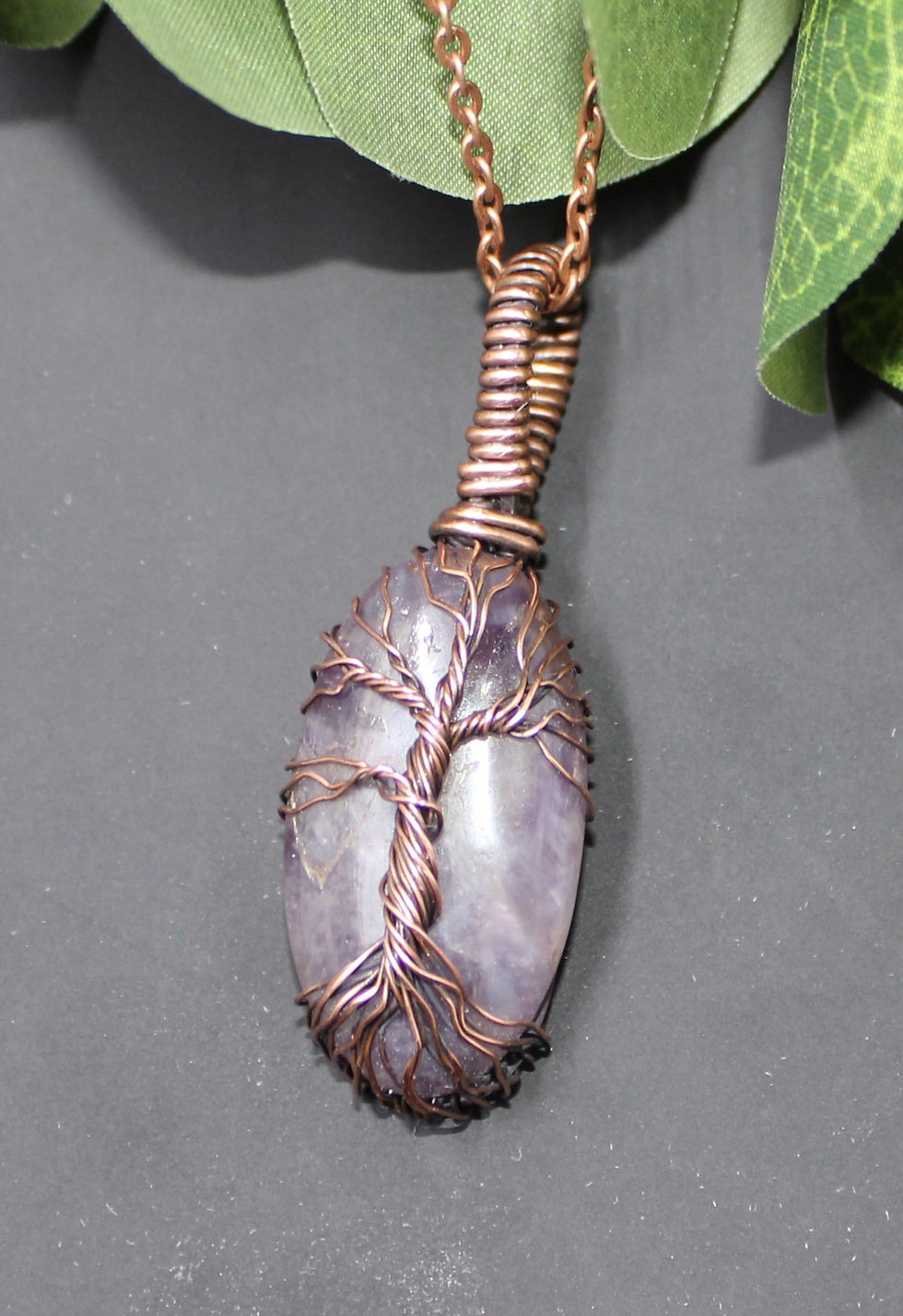 Thumbnail: Amethyst Tree of Life Pendant 