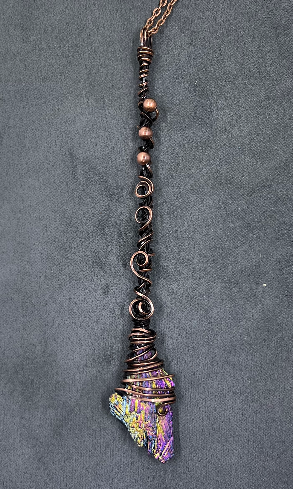 Rainbow Kyanite Broomstick 2