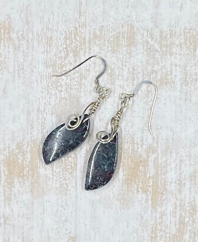 Thumbnail: Ruby Kyanite Sterling Silver Earrings 